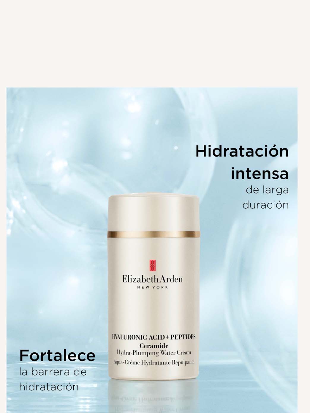 Hyaluronic Acid + Peptides Ceramide Hydra-Plumping Water Cream